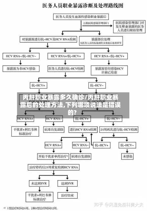 丙肝职业暴露多久确诊/丙肝职业暴露后的处理方法,下列哪项说法是错误的? 