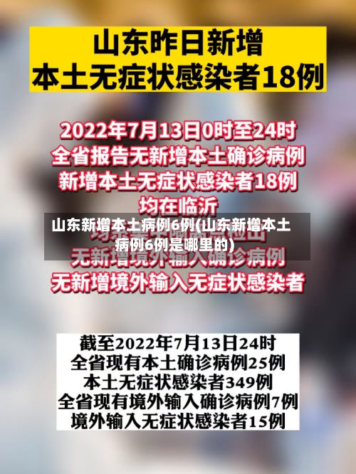 山东新增本土病例6例(山东新增本土病例6例是哪里的)