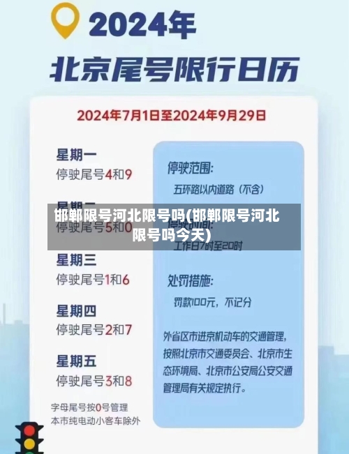邯郸限号河北限号吗(邯郸限号河北限号吗今天)
