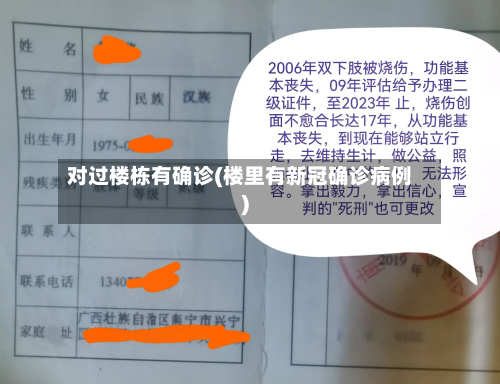 对过楼栋有确诊(楼里有新冠确诊病例)