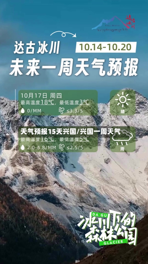 天气预报15天兴国/兴国一周天气