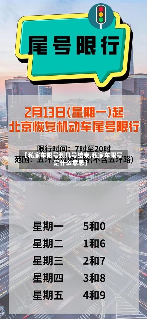 【私家车限号到几号结束,私家车限号是什么意思】