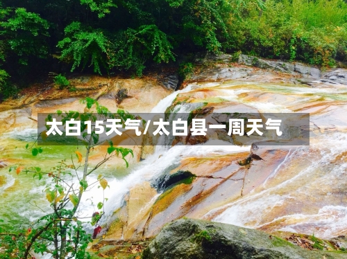 太白15天气/太白县一周天气