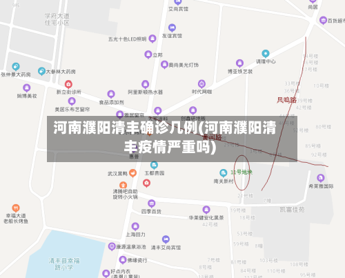 河南濮阳清丰确诊几例(河南濮阳清丰疫情严重吗)