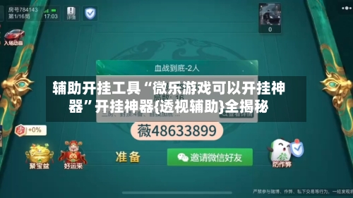 辅助开挂工具“微乐游戏可以开挂神器”开挂神器{透视辅助}全揭秘