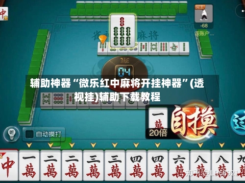 辅助神器“微乐红中麻将开挂神器”(透视挂)辅助下载教程