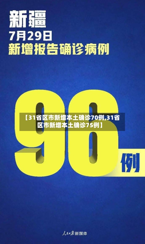 【31省区市新增本土确诊70例,31省区市新增本土确诊75例】