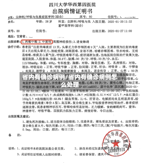 省内有确诊病例/省内有确诊病例怎么处理