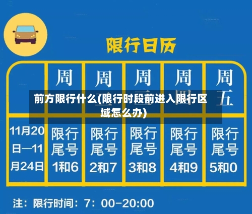 前方限行什么(限行时段前进入限行区域怎么办)