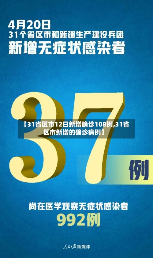 【31省区市12日新增确诊108例,31省区市新增的确诊病例】