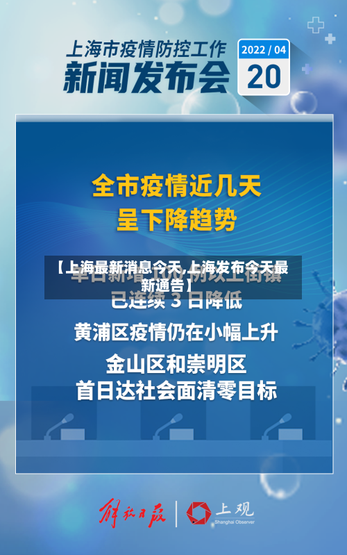 【上海最新消息今天,上海发布今天最新通告】