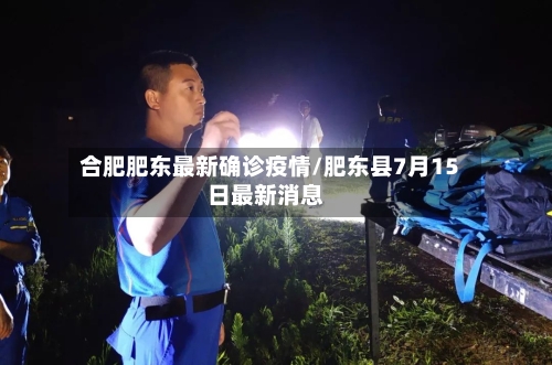 合肥肥东最新确诊疫情/肥东县7月15日最新消息
