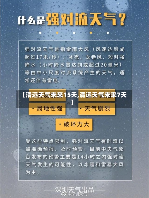 【清远天气未来15天,清远天气未来7天】