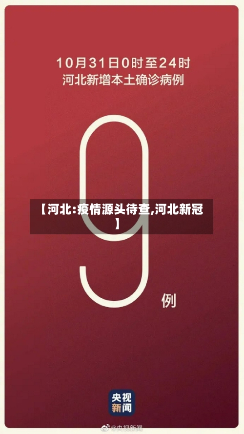 【河北:疫情源头待查,河北新冠】