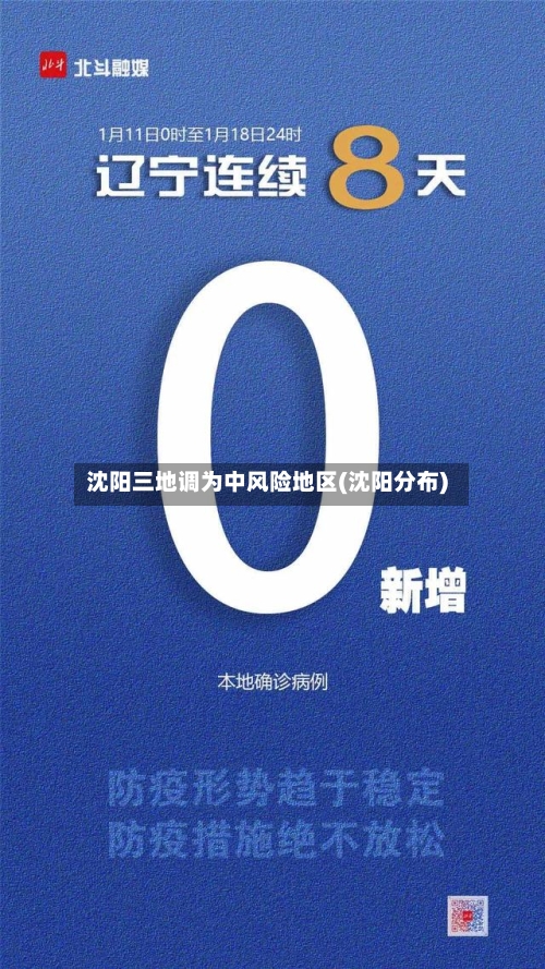 沈阳三地调为中风险地区(沈阳分布)