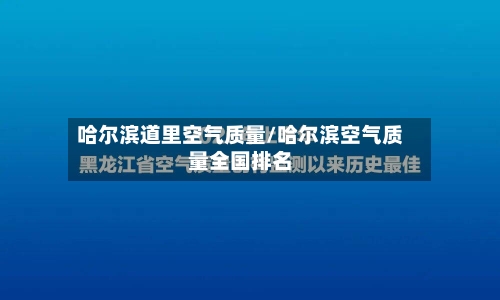 哈尔滨道里空气质量/哈尔滨空气质量全国排名