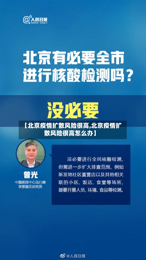 【北京疫情扩散风险很高,北京疫情扩散风险很高怎么办】