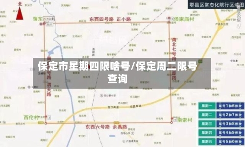 保定市星期四限啥号/保定周二限号查询