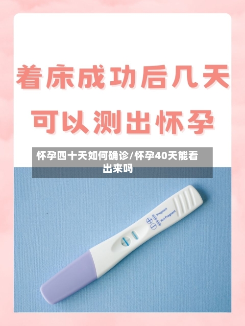 怀孕四十天如何确诊/怀孕40天能看出来吗