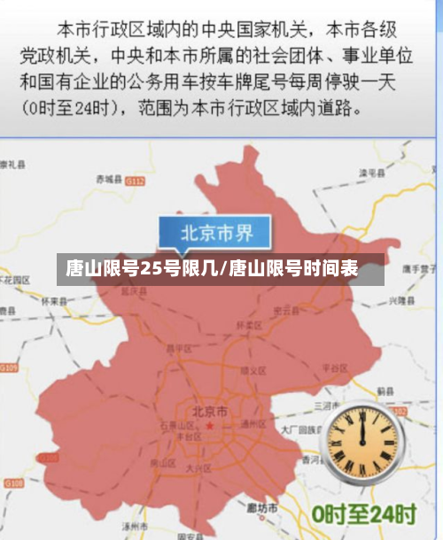 唐山限号25号限几/唐山限号时间表